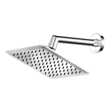 Ducha Quadrada Parede Cromada Slim Docol