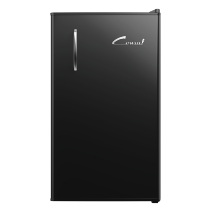 Frigobar Retrô Preto Vinil Consul 117 Litros - Cra12ae 110v